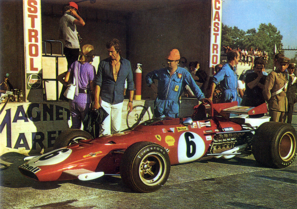 de Coureurs in Italian GP 1970 met Ferrari 312 B