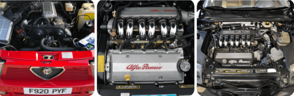 De Alfa Romeo V6 Turbo motor